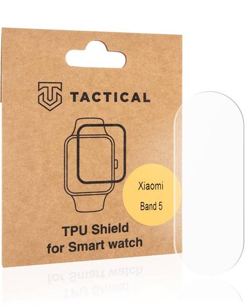 Tactical TPU Folia/Hodinky pre Xiaomi Mi Band 5 - Transparentná