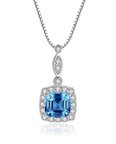 Strieborný náhrdelník Sky Blue Ag 925/1000
