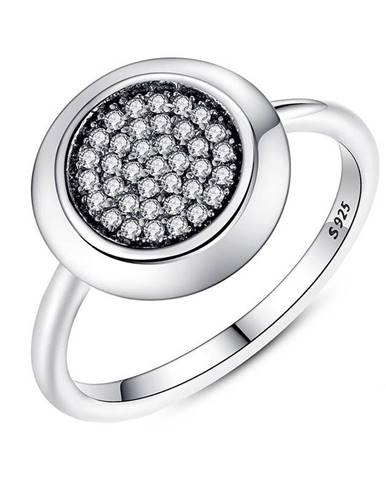 Strieborný prsteň Shiny Circle Ag 925/1000