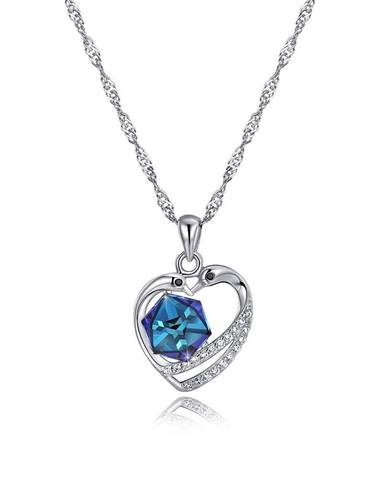 Strieborný náhrdelník Love Blue Ag 925/1000