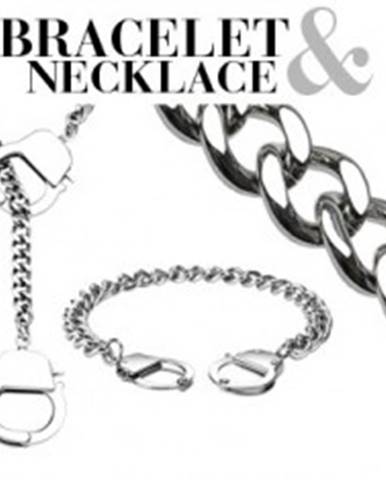 Retiazkový set - náramok a náhrdelník s putami