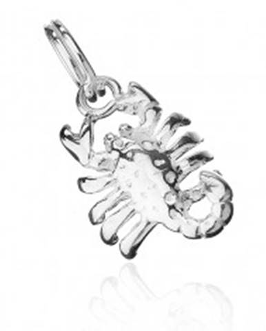 Prívesok zo striebra 925 - lesklý škorpión