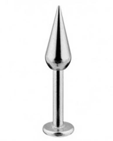 Labret z nehrdzavejúcej ocele - jednoduchý hladký kužeľ, hrúbka 1,6 mm